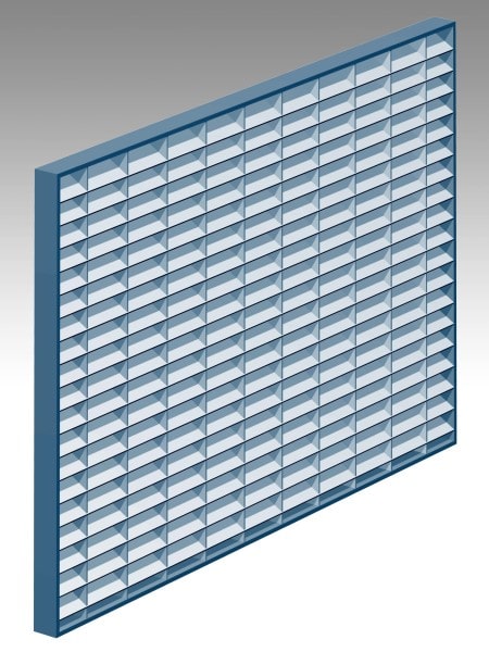 Lamellen rooster lamellenrooster LRV 30B roosters vloerluiken plankdragers bazo staalbeheer